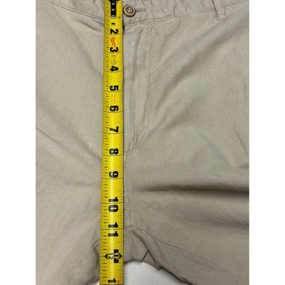 Faherty‎ Brand Mens Shorts Size 35 Linen Cotton Blend Casual